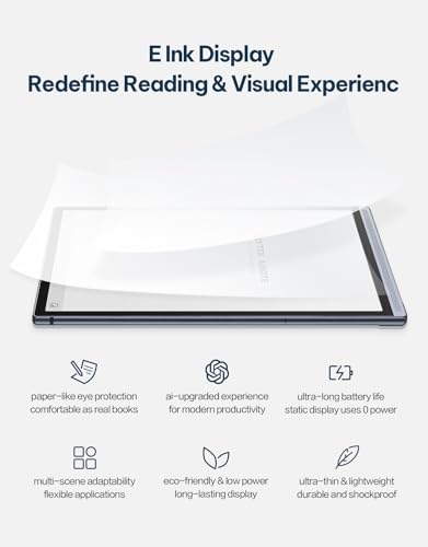 Image of AINOTE Air 2, 8.2 inch AI E Ink Tablet, Smart Paper Note-Taking Tablet with Stylus & Adjustable Light, Multi-Language Transcription, Meeting Minutes Schedule Management