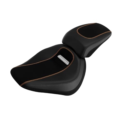 Asiento doble de moto Softail Breakout con espuma de alta densidad para conductor y pasajero