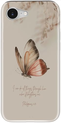 Coque iPhone 16e motif fleurs sauvages double couche en silicone souple et antichoc Esdot
