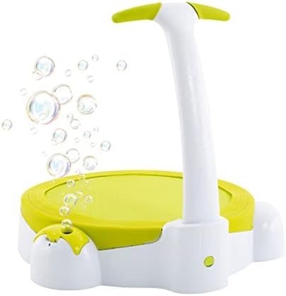 TP Toys, Bubble Bouncer Mini Trampoline | Small Trampoline, Just Add Bubbles for Extra Outdoor Fun | Built in Handle Folds for Easy Storage | Great Indoor or Outdoor Activity for Toddlers Ages 1-2
