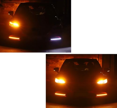 Kit LED DRL Blanco/Ámbar para Mazda6 2018 en adelante miniatura 6