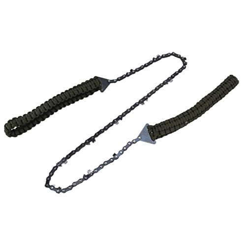 Haofy Motosierra de Bolsillo de 24 Pulgadas con Dientes de Corte Rápido para Troncos Medianos Motosierra de Cuerda Portátil Liviana para Acampar, Sobrevivir y Usar en el Jardín