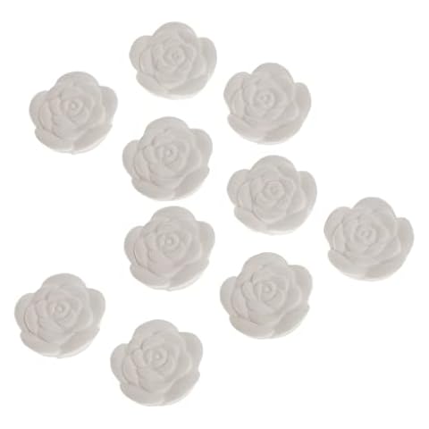 SM SunniMix 10pcs Galet Aromatique Diffuseur d'Huiles Essentielles Fleur Cover