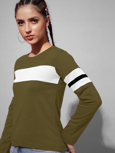 Image of THE DRY STATE Women Cotton Half Sleeve Round Neck Tshirt