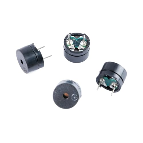 WUZDPRCJ 10PCS Passive Buzzer AC 12MMx8.5MM 12085 42R Resistance 3V 5V 9V 12V in Common Use Mini Piezo Buzzers DIY Electronic