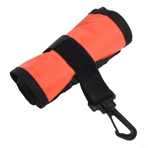 Feeshoppher Boya marcadora de buceo, boyas de marcado, buceo, surfa-ce, boya de buceo, seguridad, flotadores inflables subacuáticos, tubo de señal inflable de 45 pulgadas con válvula de descarga para