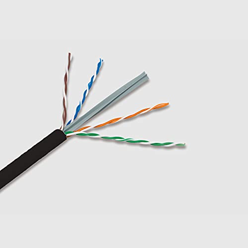 Cable Elite Cat5e Outdoor 1000ft Negro miniatura 2