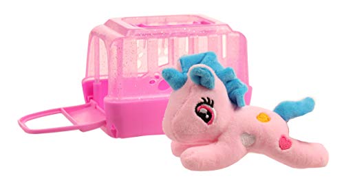LG-Imports Pferd mit Pferch rosa 11 cm