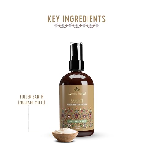 Avimee Herbal Maati Pure Baked Earth Water | For Oil and Acne Free Skin | With Multani Mitti Extracts | 110 ml - Image 2