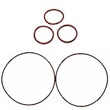 NIKJEBDF 5 Stück Seitenbürstenantriebsriemen, O-Ring-Gummiriemen-Ersatz-Set für Neato Botvac Staubsaugermodelle: 65, 70e, 75, 80, 85, D75, D80, D85, Ersatzteile für Staubsauger