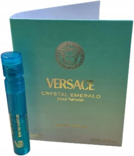 Versace Crystal Emerald Eau De Parfum Spray for Women, Sample Vial 0.03 Fl Oz - image 3