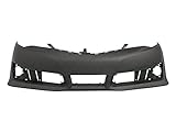 MBI AUTO - Primered, Front Bumper Cover Fascia for 2012-2014 Toyota Camry 12-14, TO1000379