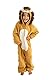 Cuddle Club Fleece Baby Romper Jumpsuit, Lion, 12-18 Months