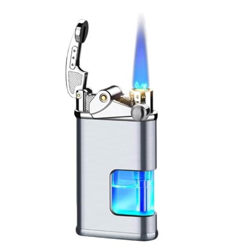 Encendedor de butano eléctrico con llama azul antiviento