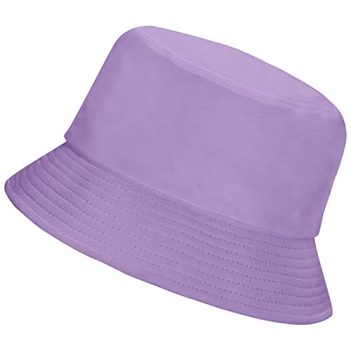 Image of Rosoz 1 & 2 Pack Bucket Hat for Women Men Summer Travel Beach Sun Hat Outdoor Cap Unisex Bucket Hats