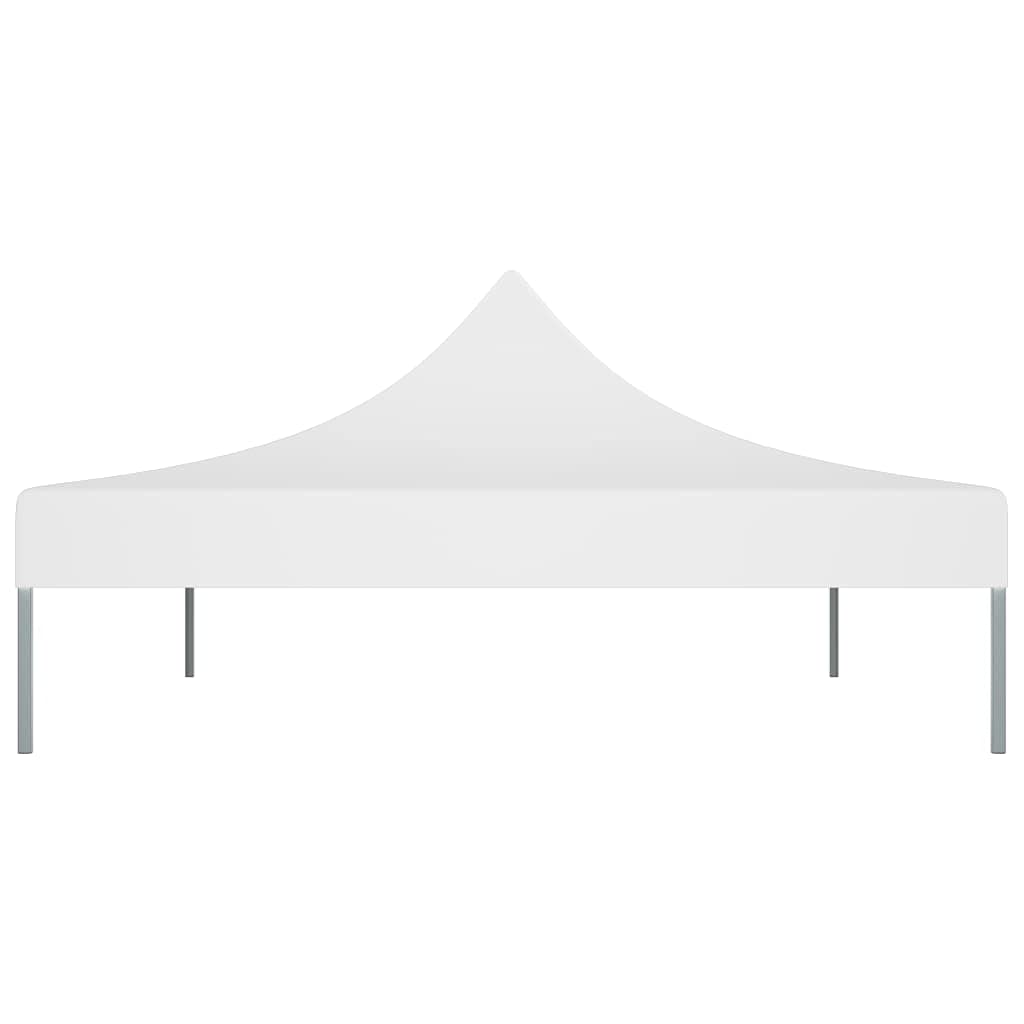 Dach namiotu imprezowego, 4,5 x 3 m, biały, 270 g/m², tkanina Oxford 600D z powłoką PCW, odporny na promieniowanie UV i wodę, zapasowy dach do pawilonu, ogrodu, na taras, ochrona i cień