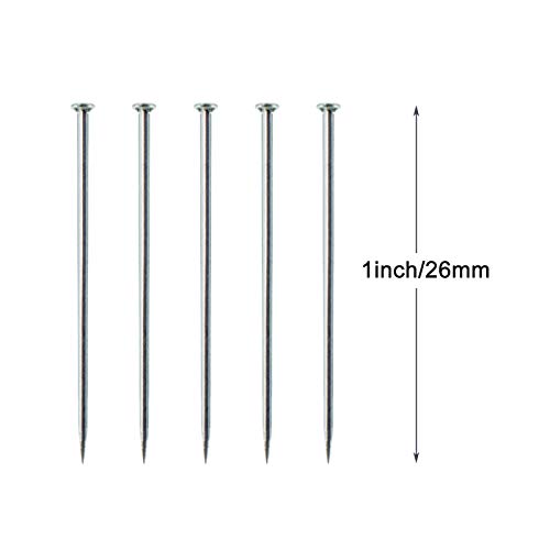 4000 Pieces Head Pins Fine Stainless Steel Pin Dressmaker Pins Fine Satin Pin for Sewing and Craft, Jewelry Making 1 1/16 Inch