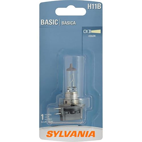 SYLVANIA - H11B Basic - Halogen Bulb for Headlight Applications (Contains 1 Bulb)