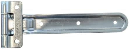 Cargo Enclosed Utility Semi Trailer Side or Rear Rear of Fold Down Strap Reverse Hinge, 12 Inch Long x 4.50" w Zinc Plated Steel, Tuck Under Design for Narrow Door Frame Mount, Universal Fit