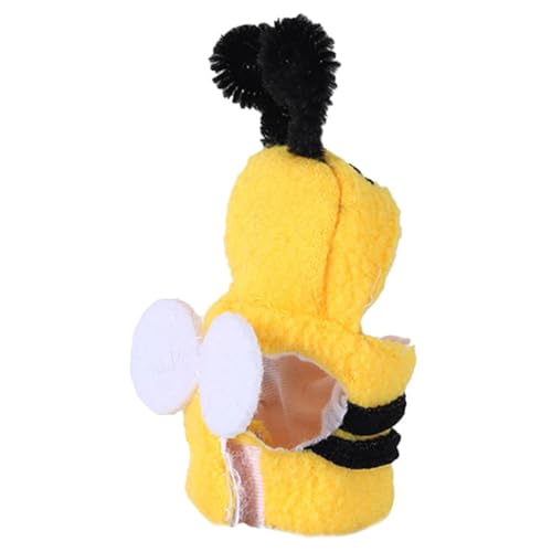Toddmomy ペットの鳥の服 鳥パーカー 鳥のとまり木 鳥かごの付属品 犬蜂衣装 蜂衣装犬 鳥のぬいぐるみ オカメインコの飛行服 マルハナバチ オウム ペットのクモの衣装 Yellow 布