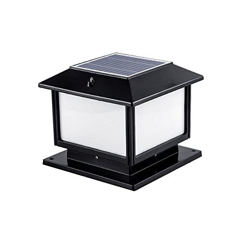 Borne solaire aluminium de 50cm, l'élégance noire pour vos escaliers