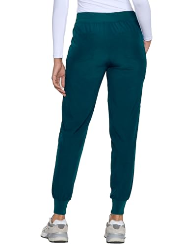 Image of COZYFIT Womens Scrub Pants - Soft Stretch Yoga Style with 5 Pockets, Slim Fit Jogger Scrubs Pants for Women