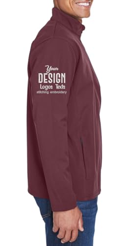 INK STITCH TT80 Men Custom Embroidery Personalized Logo Texts Leader Soft Shell Jackets3