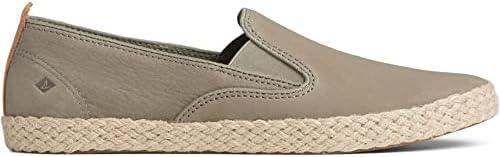 Sperry womens Sailor Twin Gore Leather/Jute Boat Shoe, Sage, 6 US | Image 3