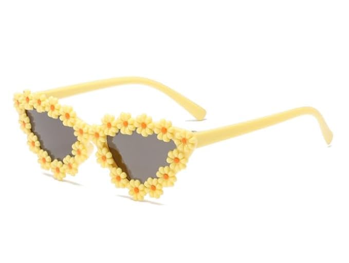 kids baby boy girl unisex cat eye floral flower cute sunglass/goggles/beach glasses (3-10 years)-picture-20
