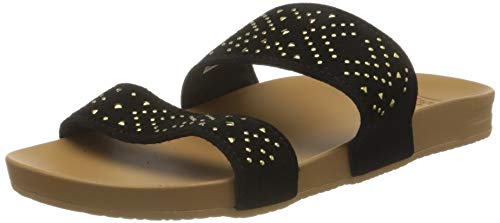 Reef Women's Sandals, Cushion Vista Stud, Black, Size 8