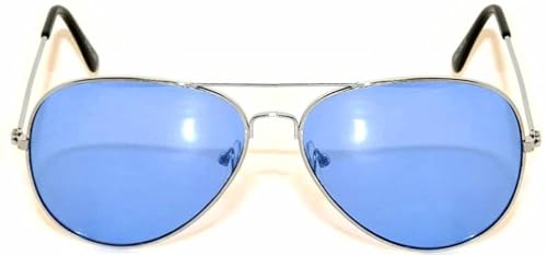 Image of OWL Aviator Pilot Sunglasses for Women and Men Size Medium Gold, Black, Silver, Bronze, Colorful Metal Frame