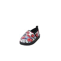 Marvel Spiderman Boys Slippers – Toddler Kids Comic Print Indoor House Shoes with Soft Cushioned Lining and Non Slip Sole
