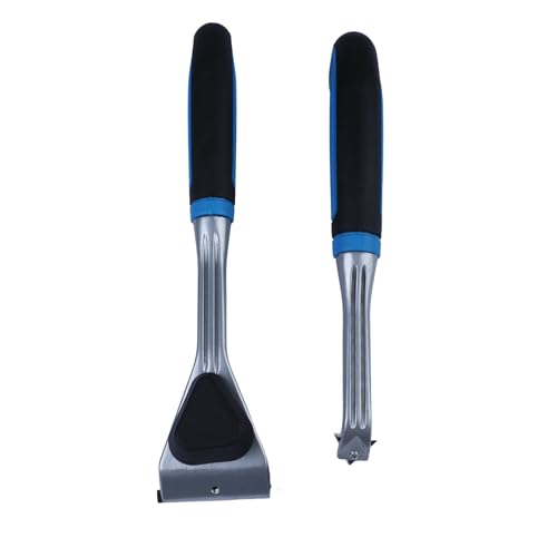2 x Carbide Paint Scrapers Combo Heavy Duty Tungsten Carbide Scraper with Handle Knob and Triangular Scraper for Corner Paint Scraping Replace Bahco 625 and Bahco 665