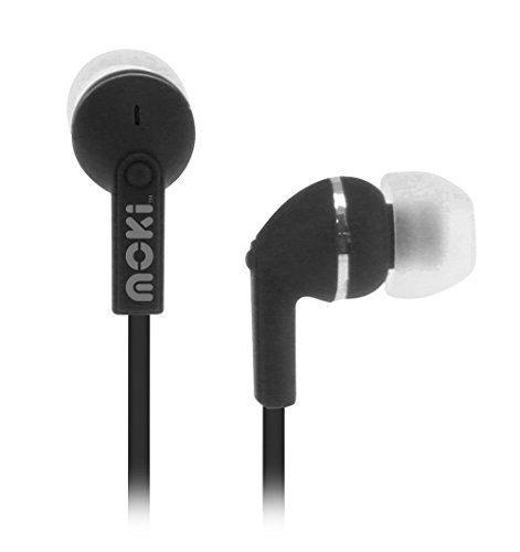 Moki Dots Noise Isolation Earbuds, Black