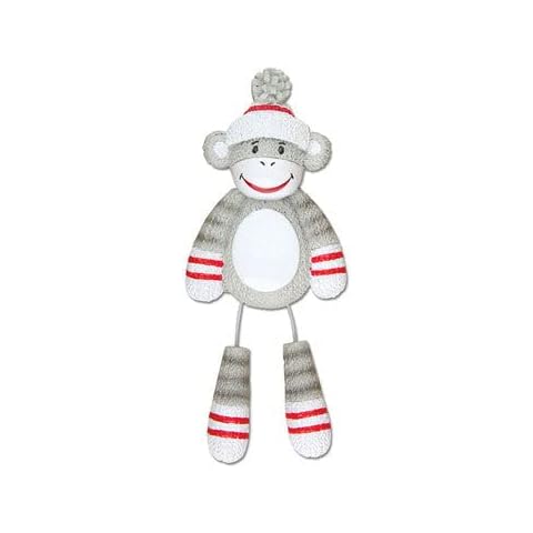 IEATWORLD Sock Monkey Stuffed Monkey Family Personalized Christmas Tree Ornament (Single Monkey) Cover