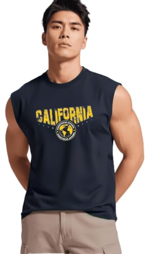Image of JUARI BE A GENTLEMAN Men's Sleeveless Tank Top Premium Cotton Blend Muscle Fit Gym Vest | Casual Summer Shirt | Breathable & Lightweight Fitness Wear for Gym, Running & Daily Use