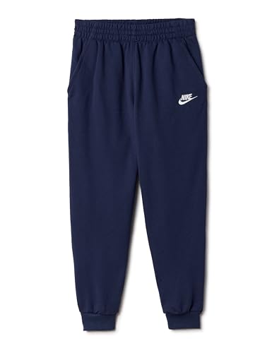 Nike Kid's Sportswear Club Fleece Joggers, Midnight Navy/White, Medium