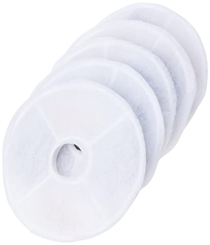 Catit Triple Action Water Fountain Filters, Replacement Cat Drinking Fountain Filters, 5 Pack #TOP1