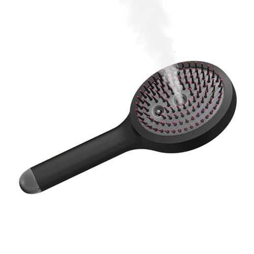 Brosse à cheveux vapeur : peigne démêlant électrique anti-nœuds et cheveux secs