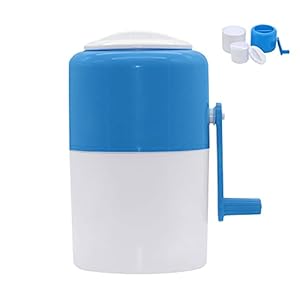 Roestvrij staal Ice Crusher, Handleiding Ice Cube Crusher Binnenlandse, Ice Shaver en Snow Cone Machine Geweldig voor…