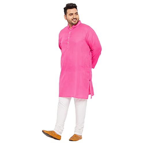 Image of Bigbanana Plus Size Men Regular Fit Kurta