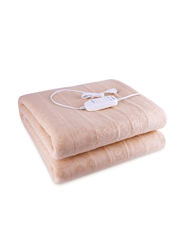 Preisvergleich Produktbild Doppelte Steuerung große elektrische Decke, 2 Geschwindigkeit intelligente Temperaturregelung, Entfeuchtung und Feuchtigkeit Beweis, automatische Abschaltung, warm und beruhigend, einfach zu bedienen