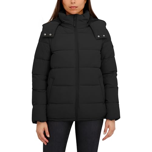 Amazon.com: HFX Women's Mid-Weight Stretch Puffer Jacket – Water