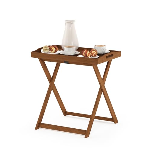 Table d'appoint d'extérieur gain de place Furinno pour petit balcon - 4