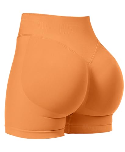 Image of VOYJOY Women Workout Impact Shorts 2.5 inch / 3.6 inch / 4.5 inch / 6 inch Scrunch Butt Lifting Gym Seamless Booty Biker Shorts