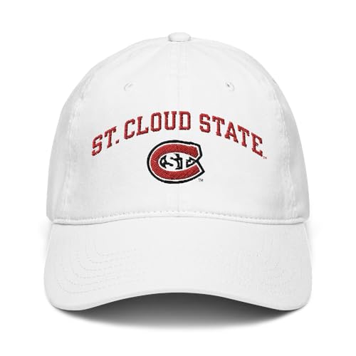 Gorra ajustable blanca St. Cloud State Huskies miniatura 2