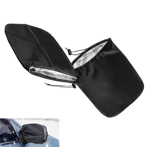 Bawkars 2 PCS Car Side Mirror Snow Cover, Waterproof Freeze-proof