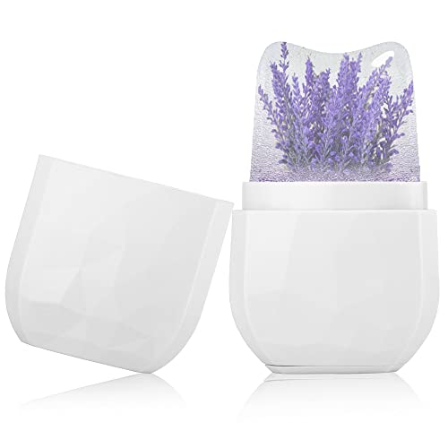 Ccbeauty Ice Roller For Face, Ice Facial Roller, Silicone Skin Care Ice Mold For Face Beauty Tool Eye Treatment Shrink Pore, Ice Cude For Glowing Skin Remove Fine & Acne (White) #TOP15