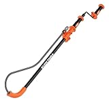 Klein Tools 53018 6-Foot Steel Toilet Auger, Extendable Toilet Snake Drain Clog Remover, Hybrid Manual Drill Operation, Plumbing Snake for Drains