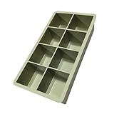 Vassoi per cubetti di ghiaccio con coperchi,Grandi stampi per cubetti di ghiaccio | Vassoi per stampi per cubetti di ghiaccio a 8 griglie Vassoi per stampi per cubetti di ghiaccio per